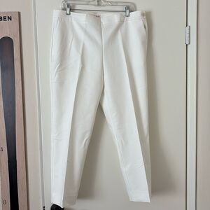 Riley & Rae White Side Button Pants